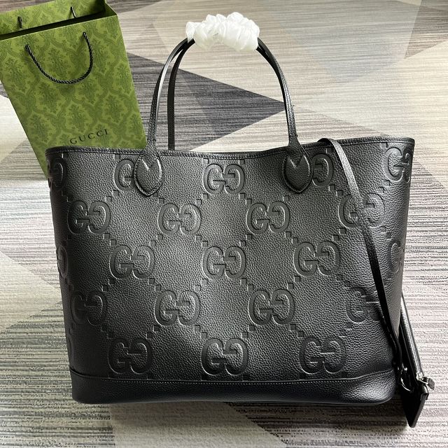 2023 GG original calfskin large tote bag 726755 black