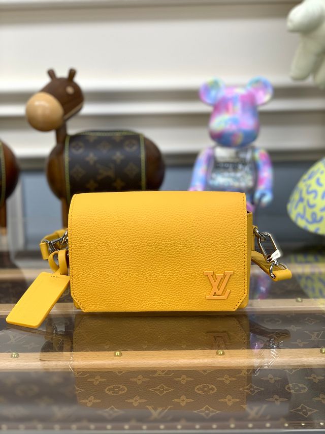 Louis vuitton original calfskin fastline wearable wallet M82086 yellow