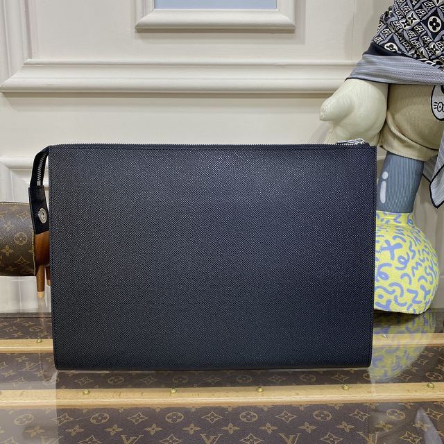 Louis vuitton original calfskin pochette N40483 black