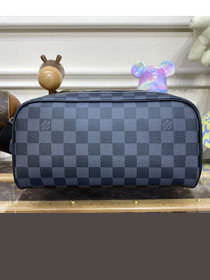 Louis vuitton original damier graphite dopp kit toiletry pouch N40126