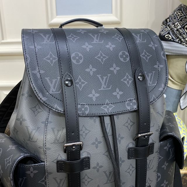 Louis vuitton original monogram eclipse christopher backpack gm M45419