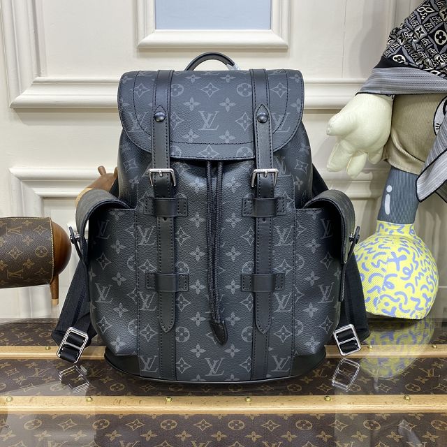 Louis vuitton original monogram eclipse christopher backpack pm M46332