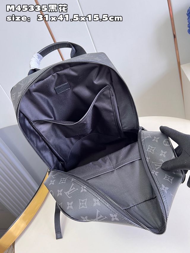 Louis vuitton original monogram eclipse dean backpack M45334