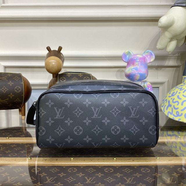 Louis vuitton original monogram eclipse dopp kit toiletry pouch M44491