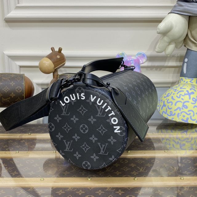 Louis vuitton original monogram eclipse soft polochon MM M46692