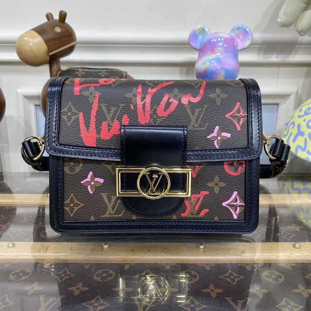 2023 Louis vuitton original monogram canvas mini dauphine bag M45889