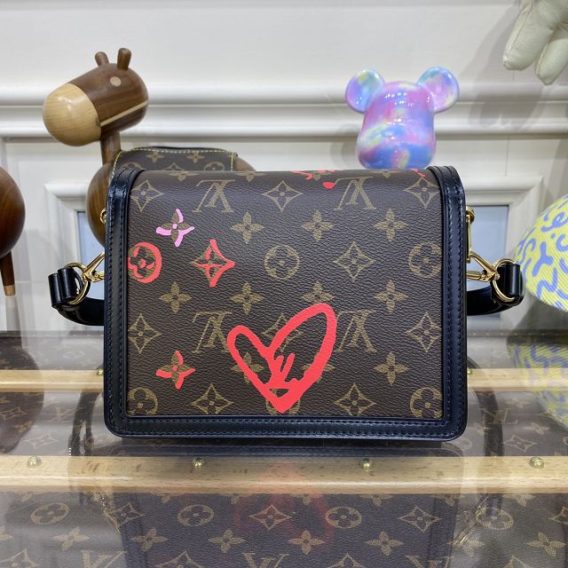 2023 Louis vuitton original monogram canvas mini dauphine bag M45889