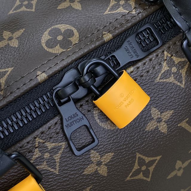 Louis vuitton original monogram canvas keepall 45 M46703 yellow