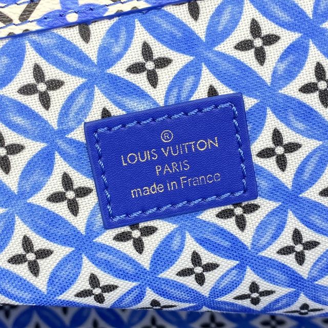 Louis vuitton original monogram canvas neverfull MM M22979 blue