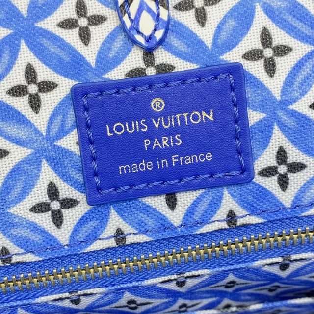 2023 Louis vuitton original monogram canvas onthego MM M22975 blue