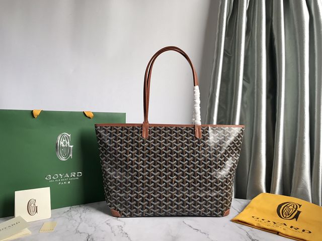 Goyard original canvas artois MM bag GY0034 black&brown