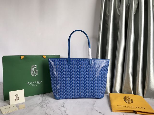 Goyard original canvas artois MM bag GY0034 blue