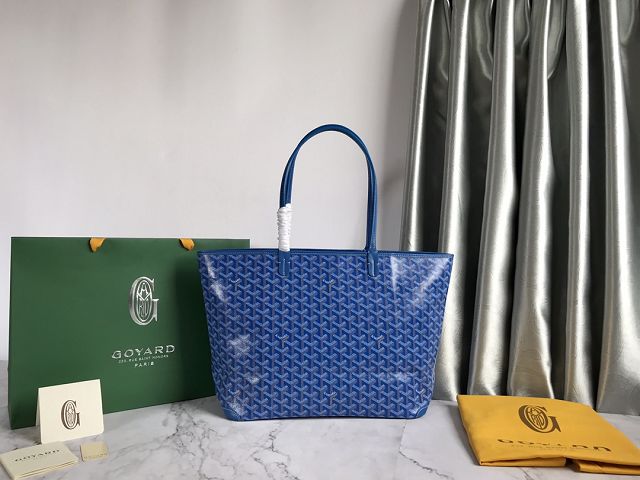 Goyard original canvas artois MM bag GY0034 blue