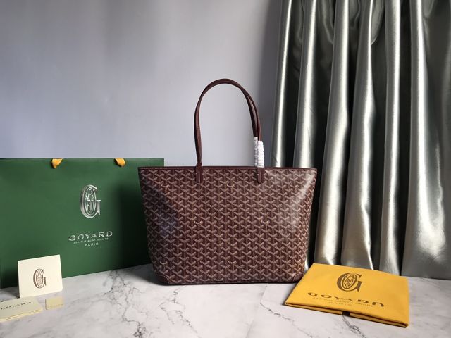 Goyard original canvas artois MM bag GY0034 burgundy