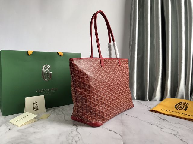 Goyard original canvas artois MM bag GY0034 red