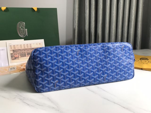 Goyard original canvas chien gris pet carrier bag GY0037 blue