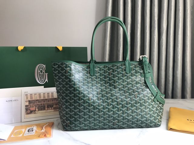 Goyard original canvas chien gris pet carrier bag GY0037 green