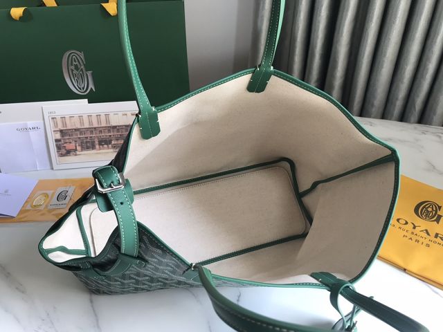 Goyard original canvas chien gris pet carrier bag GY0037 green