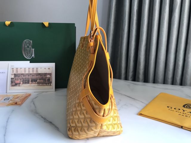 Goyard original canvas chien gris pet carrier bag GY0037 yellow