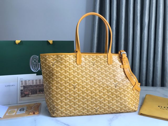 Goyard original canvas chien gris pet carrier bag GY0037 yellow