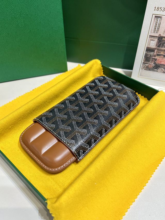 Goyard original canvas cigar case GY0050