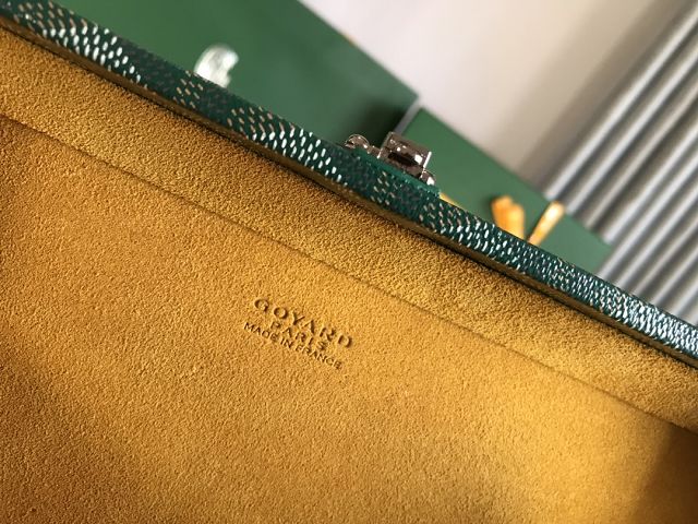 Goyard original canvas grand hotel trunk bag GY0036 green