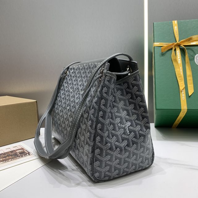 Goyard original canvas rouette shoulder bag GY0004 grey