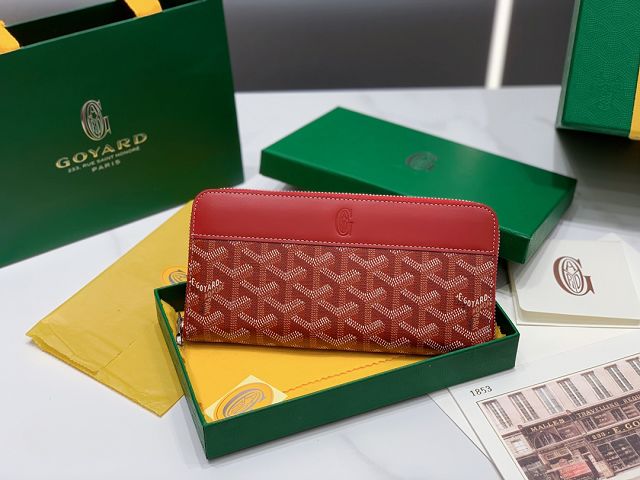 Goyard original canvas zipper wallet GY0041