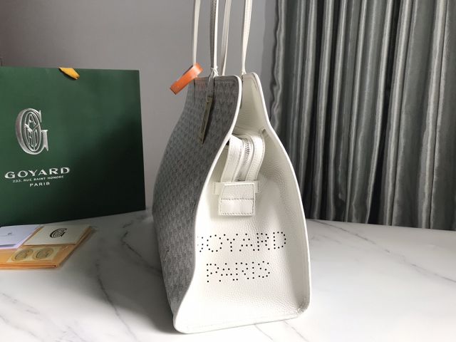 Goyard original canvas hardy PM bag GY0051 white