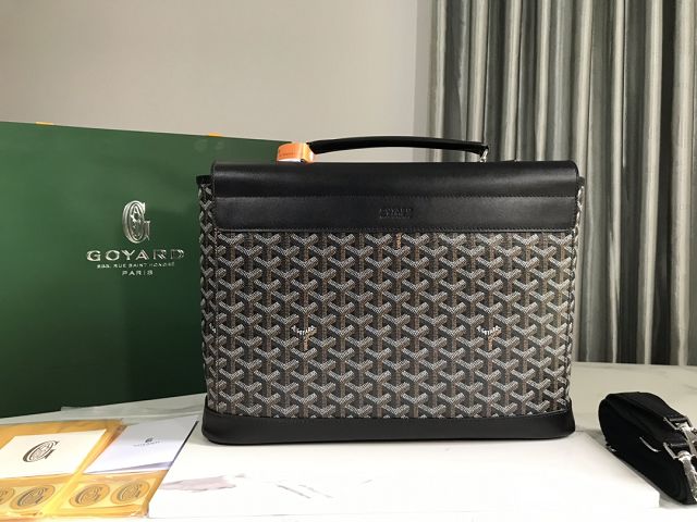 Goyard original canvas messenger bag PM GY0052 black