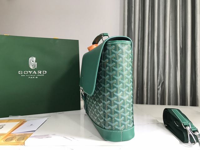 Goyard original canvas messenger bag PM GY0052 green