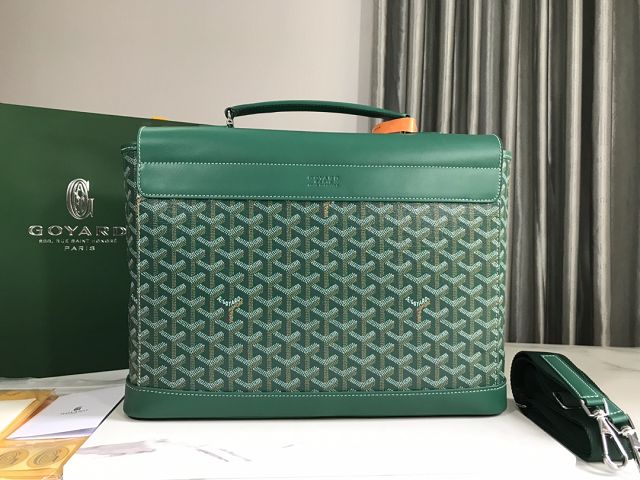 Goyard original canvas messenger bag PM GY0052 green