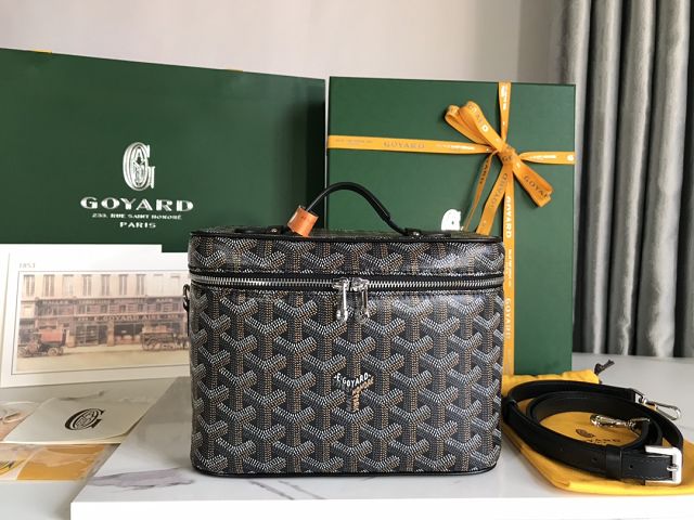 Goyard original canvas muse vanity case GY0052 black