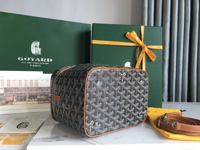 Goyard original canvas muse vanity case GY0052 black&brown