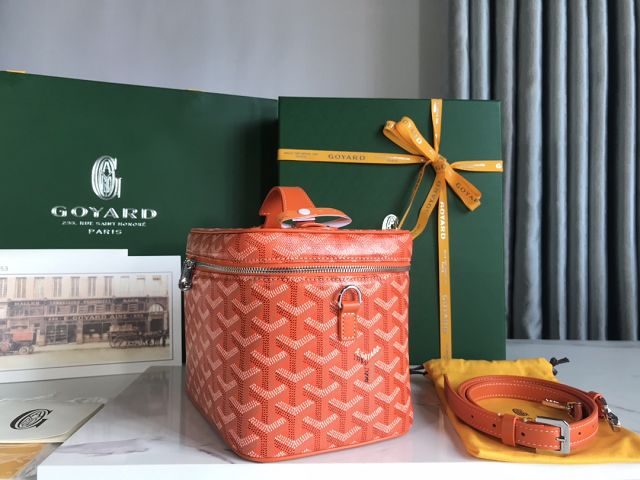 Goyard original canvas muse vanity case GY0052 orange