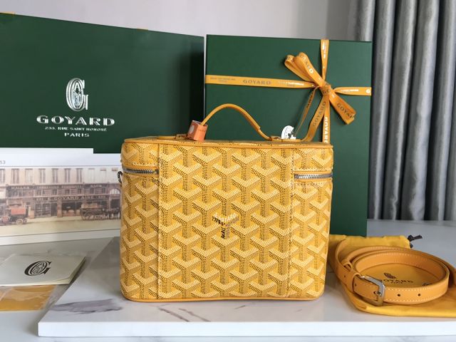 Goyard original canvas muse vanity case GY0052 yellow