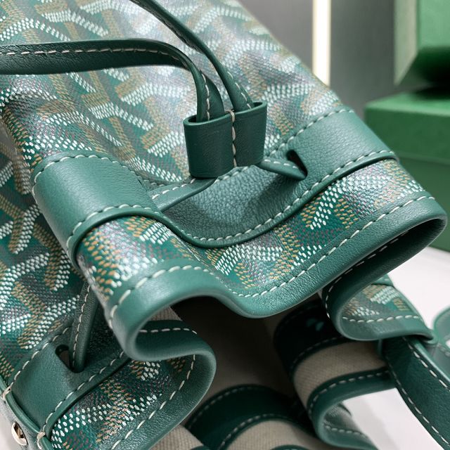 Goyard original canvas petit flot bucket bag GY0054 green