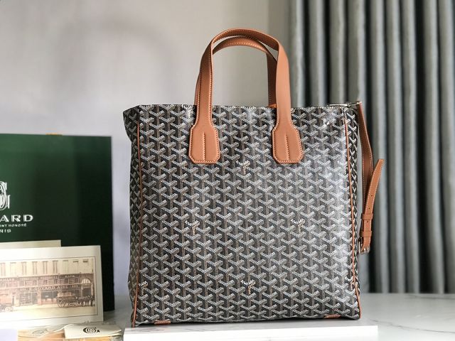 Goyard original canvas voltaire bag GY0055 black&brown