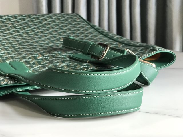 Goyard original canvas voltaire bag GY0055 green