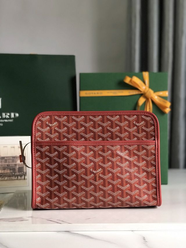 Goyard original canvas clutch GY0008 red