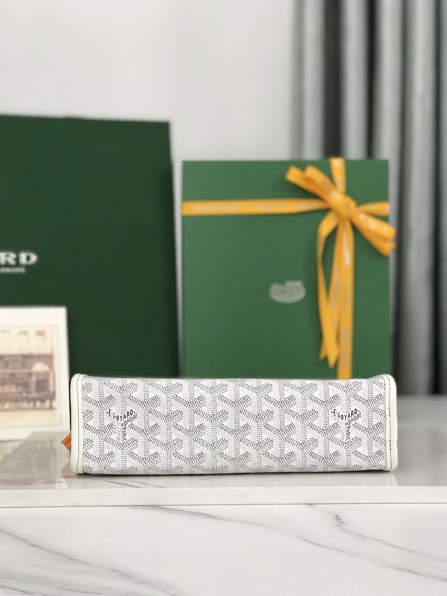 Goyard original canvas clutch GY0008 white