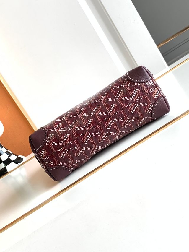 Goyard original canvas vendome cosmetic pouch GY0059 burgundy