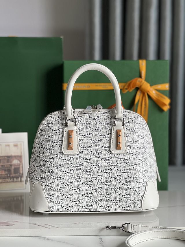 Goyard original canvas vendome mini bag GY0061 white