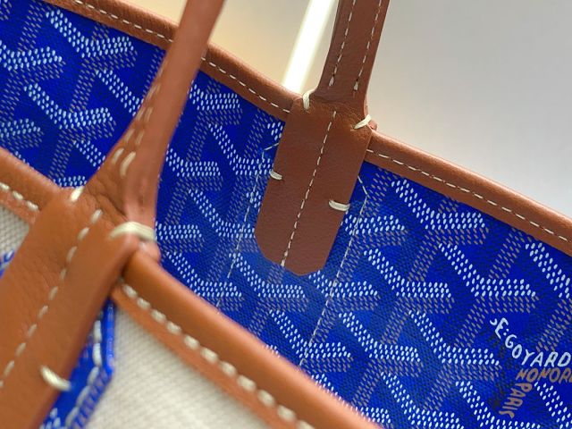 Goyard original cotton saint louis PM bag GY0064 blue