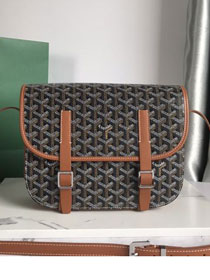 Goyard original canvas belvedere MM bag GY0072 black&brown