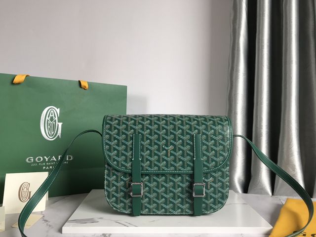 Goyard original canvas belvedere MM bag GY0072 green