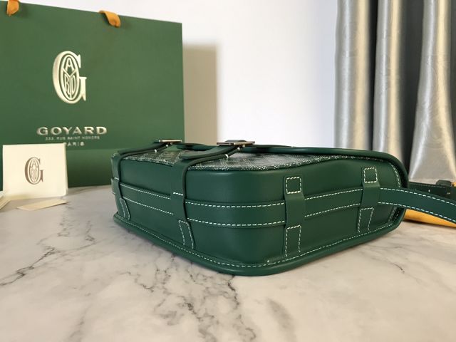 Goyard original canvas belvedere MM bag GY0072 green