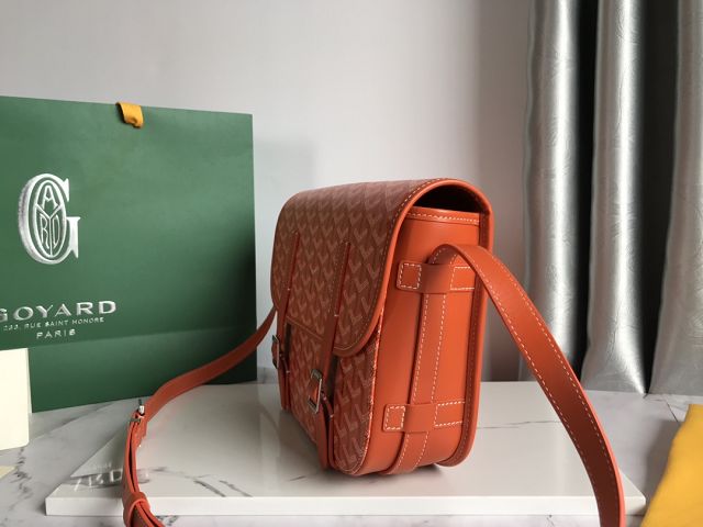 Goyard original canvas belvedere MM bag GY0072 orange