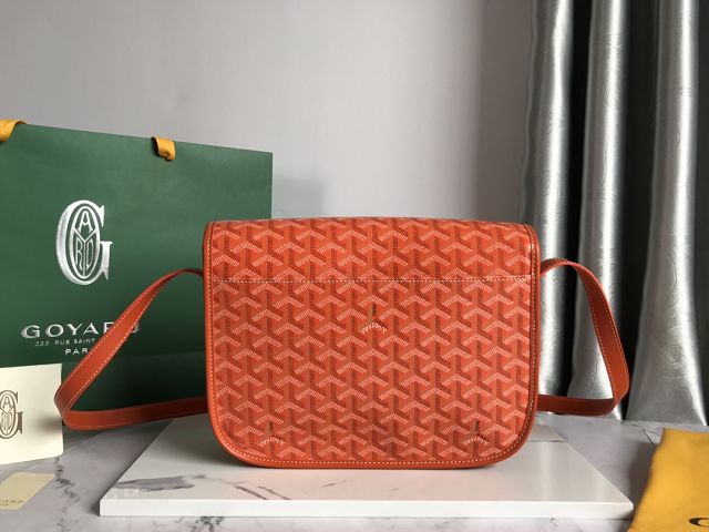 Goyard original canvas belvedere MM bag GY0072 orange