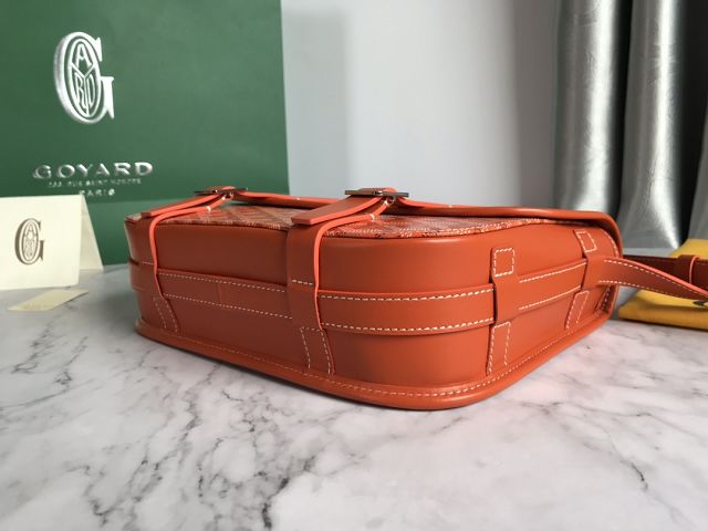 Goyard original canvas belvedere MM bag GY0072 orange